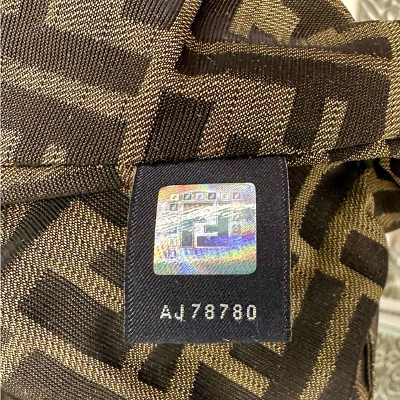 FENDI BABY SPY BAG, Dark Brown Leather baguette - Picture 9 of 16